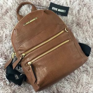 SOLD Steve Madden mini Prep Backpack Brown
